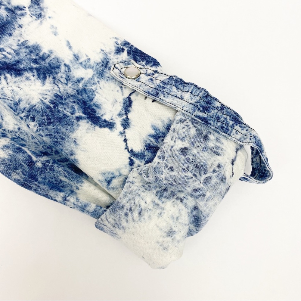 Carmar Bleached Chambray Pearl Snap Western Rodeo Top - Picture 9 of 10